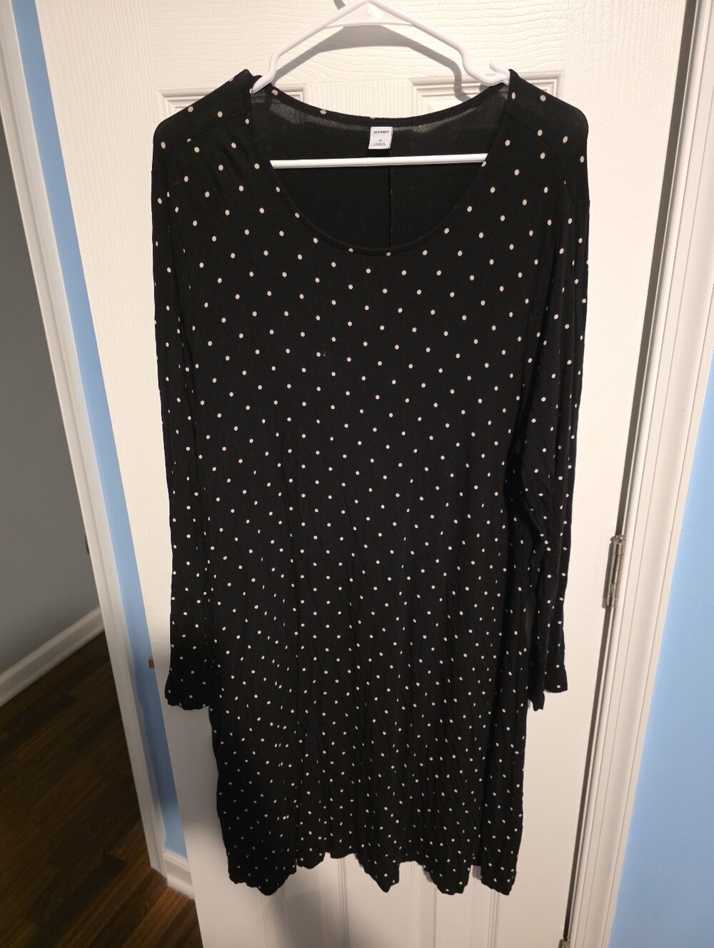 Old Navy Long Sleeved Polka Dot Dress